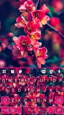 Red Flowers Theme android App screenshot 0